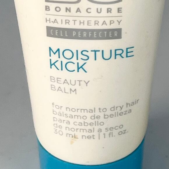 Schwarzkopf Bonacure Moisture Kick Hydration Beauty Balm Travel 1 fl oz 30ml New - Picture 2 of 4